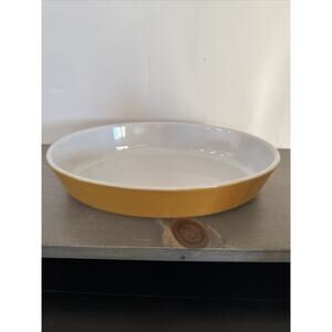 Emilie Henry Oval Baking Casserole Dish 01.07 France Mustard Yellow